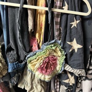 Magnolia Pearl heart jabot